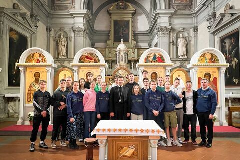 La visita pastorale del padre Protosincello alla Comunità ucraina a Firenze